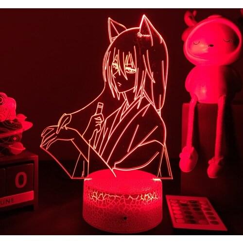 3D Anime Lamp Kamisama Kiss NightLight Tomoe Figure for Bedroom Decor Night Light Birthday Gift Room 3d Manga Lamp