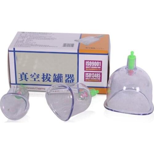 Chinese cupping Kangzhu U Curved Vacuum Cupping Suction Joint 3 cup cupping therapy joints cups Traditional Acupuncture Massage