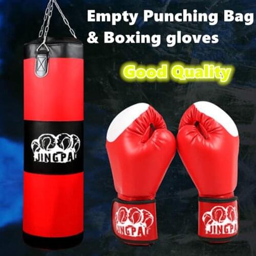 100cm boxing kick boxing mma sandbag boxing gloves muay thai Grappling training hanging sand bag punch bag (empty) punching mitt