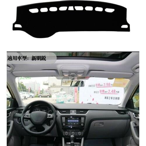 For SKODA Rapid Spaceback 2014-2019 Dashboard Cover Sun Shade Non-slip Dash Mat Pad Carpet Car Stickers Interior Accessories