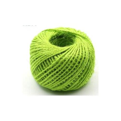 Color retro DIY hand woven material binding rope household linen rope tag photo wall decoration