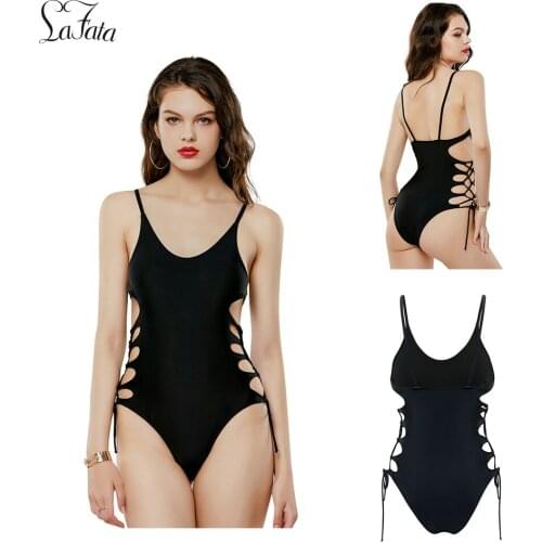 Strappy Side One Piece Swimsuit