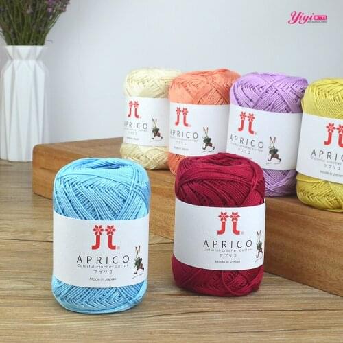 HAMANAKA APRICO colorful crochet cotton yarn line thread для вязания 30g/roll 120meters