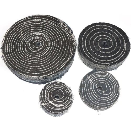 4~12 Inch Cowboy Cloth Polishing Wheel Denim Buffing Grinding Dics for Stainless Steel Metal Polishing 1Pc