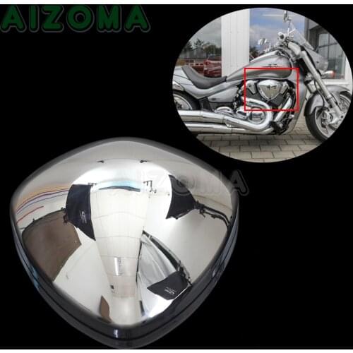 ABS Motorcycle Air Filter Cover For Suzuki Boulevard M109 M109R Chrome Air Cleaner Intake Guard For Suzuki Intruder VZR1800