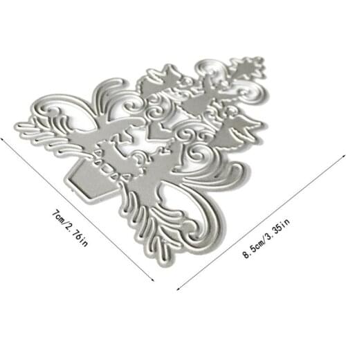 Xmas Tree Metal Cutting Dies Stencil DIY Scrapbooking Album Stamp Paper Card Art