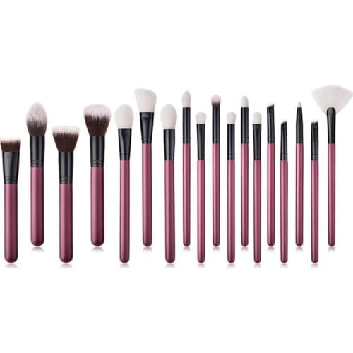 5/18Pcs Wood handle makeup Brushes Set Eye Shadow Foundation Powder Eyeliner Eyelash Lip Make Up Brush Cosmetic Beauty Tool