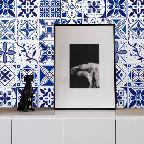 ET114 Mosaic tile sticker 20pcs*10cm*10cm antique tile self adhesive ceramic tile sticker waterproof removable PVC wall sticker