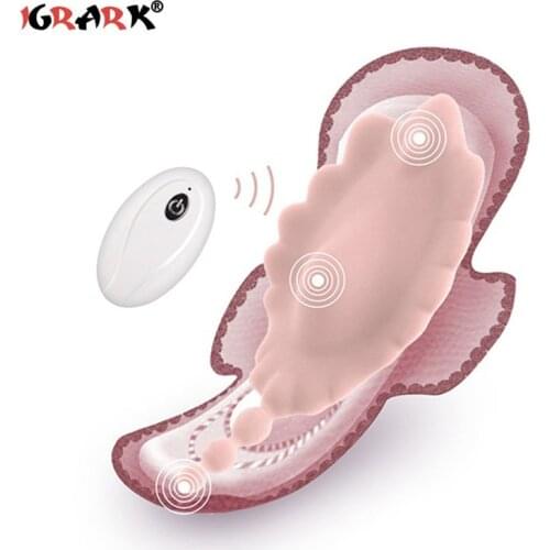 Invisible Sex Toys for Women Vibrator with Remote Control Stimulation Anal Plugs Adults Butterfly Panties Vibrating Egg