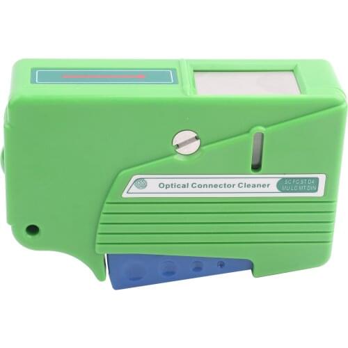 Cassette Tape Optical Fiber Connector Cleaner 500+ Cleaning Wipes For FC/SC/LC/MU/D4/DIN Replaceable Core