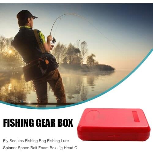 Plastic Fishing Tackle Boxes Sponge Fishing Bait Lure Hook Holder Case Organizer Outdoor Fishing Portable Accessories
