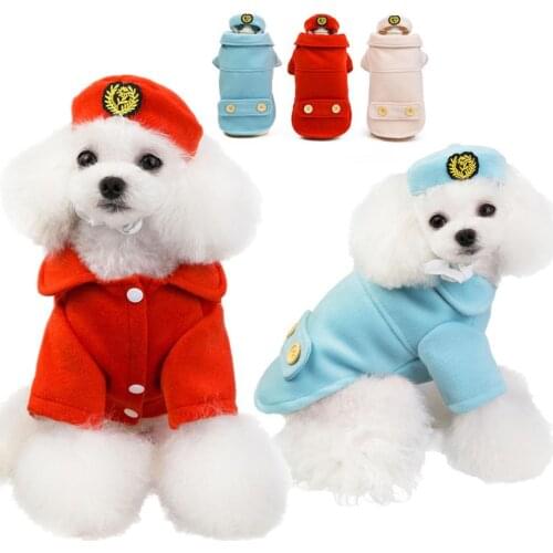 Plush sweet Pet Supplies Winter Clothes Dog coat
