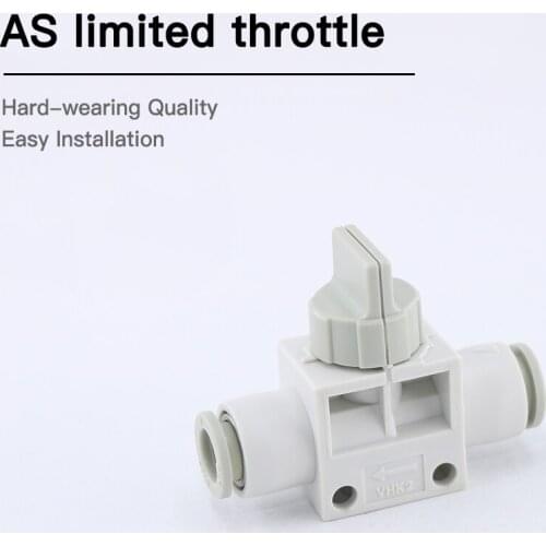 Threaded hand valve VHK2-04 / 6/8/10 / 12F-01 / 234 / S tracheal switch / connector SMC type M5 pneumatic component