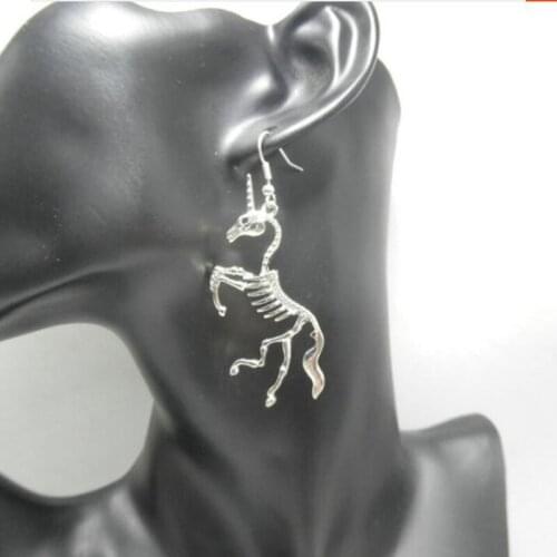 Earrings Jewelry New Unicorn Earrings Unicorn Skeleton Drop Earrings Fashion Jewelry Wholesale Earrings Jewelry