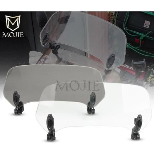 Motorcycle Windshield Extension Spoiler Windscreen Air Deflector For Suzuki GSR 400 600 750 250/S/F GSXR 650 750 1000 1300 1100