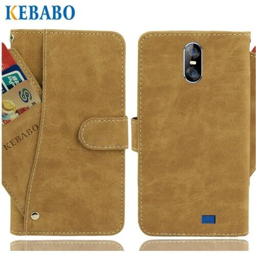 Vintage Leather Wallet Ark ZOJI S12 Case 5" Flip Luxury 3 Front Card Slots Cover Magnet Stand Phone Protective Bags