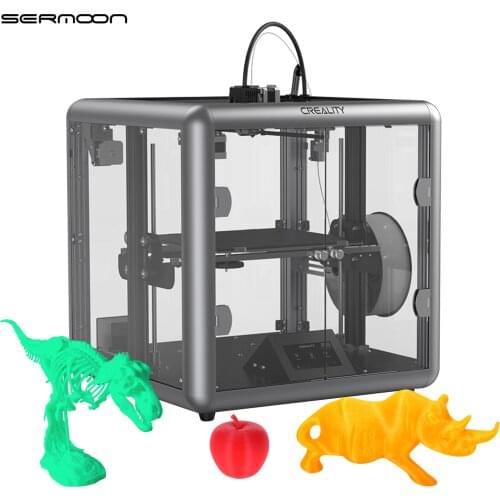 Creality 3D 280x260x310mm Sermoon D1 Enclosed 3D Printer Machine Printing Size Silent Mainboard 4.3In Color Touchscreen with PLA