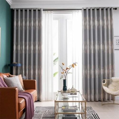 Custom High Pink Blackout Curtains with Cotton Linen Fabric Jacquard Newest Hotel Quality 1 Piece Living Room Sets Kitchen Panel