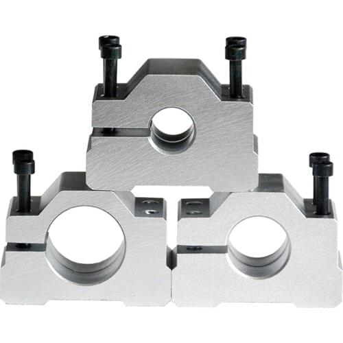 Cast Aluminum 32mm Inner Diameter M6 CNC Engraving Machine Spindle Motor Clamp Cas Fixture Holder Bracket D-Style