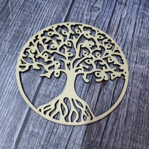 10pcs Tree of Life Wall Decoration Wooden Tree Car Decoration Wall Art Gift Home Decor Wooden Decoration Tree