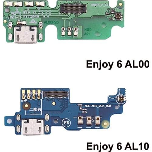 10pcs Micro USB Charging Port Charger Connector Dock Board Flex Cable For Huawei enjoy 6 AL00 AL10