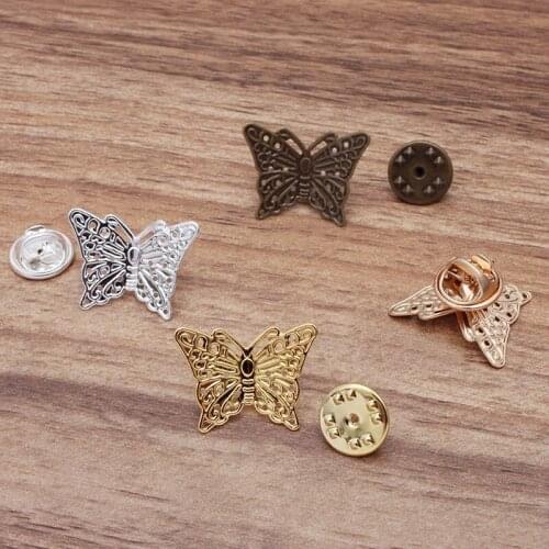 200set Butterfly Brooch Collar Pin Brooches For Mens WomenS Clothing Metal Badges For Backpack Brooches Jewelry Accessories