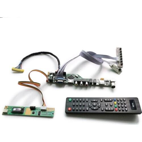 DIY kit display universal drive board LVDS 30-Pin 1CCFL For LTN141P2/LTN141P4/QD15FL02/QD14FL02 screen VGA+AV+USB 1400*1050