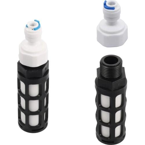 1/2" Male thread PP Cotton Filter 1/4" Interface Slip lock quick connector Irrigation Pump Aquarium Atomizing System Accessories
