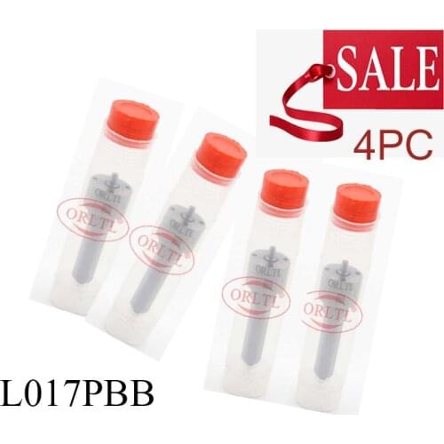 4 pieces L017PBB Diesel Fuel Injection Nozzle L 017 PBB Diesel Nozzle L017 PBB For Common Rail Injection Nozzle