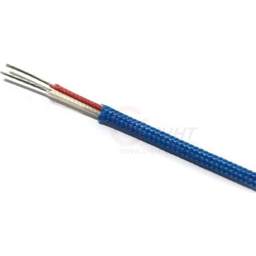 K Type 2*7*0.3mm KXHH-CH Good Quality Thermocouple Wire With Fiberglass Insulation