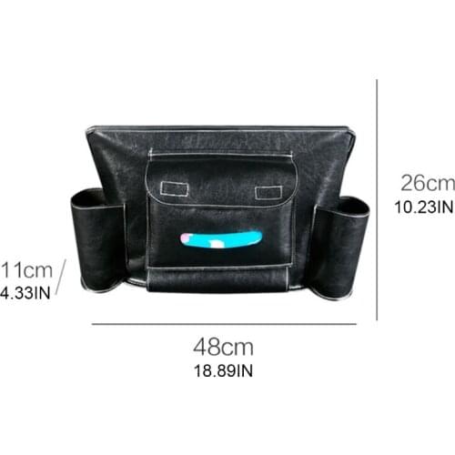 Car Handbag Holder Leather Seat Back Organizer Auto Seat Clearance Storage Bag