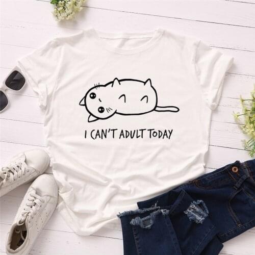 Fashion t shirt women 2019 New summer cute fashion Short Sleeve t shirt White Thin section Hipster Tshirt Tops clothing