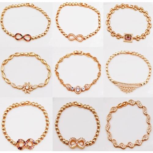 Trendy Classic Link Chain Bracelets Hiden Safety Clasp Green Navy Blue Stone Bracelets For Women Fashion Jewelry Accessories