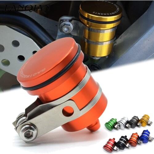 Motorcycle Rear Brake Fluid Reservoir Clutch Tank Oil Fluid Cup Cover For 200 RC2000 RC125 125 390 Oil Cup