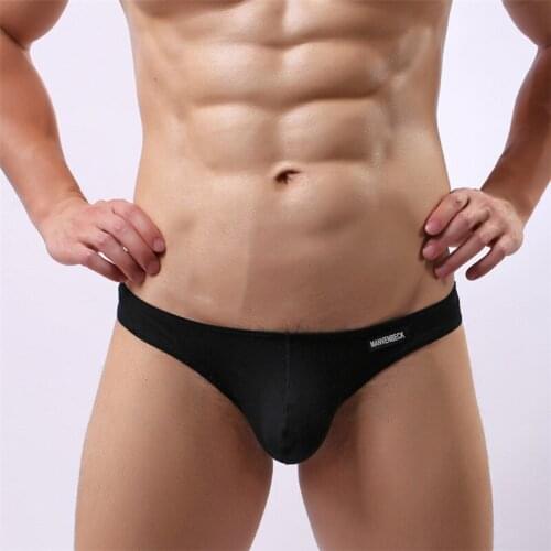 Men Briefs Sexy Underwear Thong Mens Low Waist Briefs Cotton Male Underpants For Men Briefs Gay Men Sleepwear Thongs
