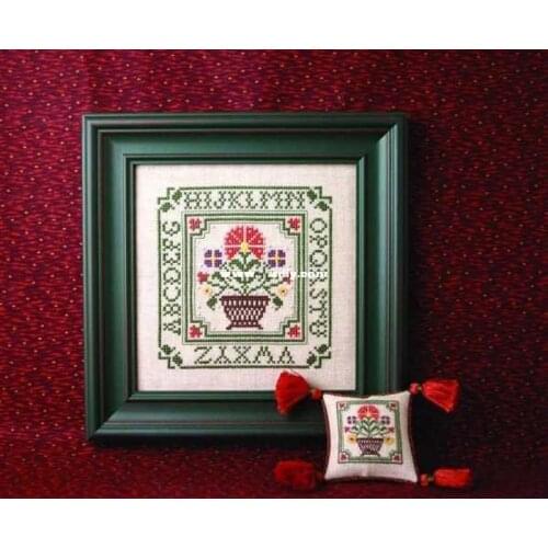 Modern Embroidery the Countryside Flowers Counted Cross Stitch Kits Online with 100% Cotton Floss & Free Shipping for Wall Decor