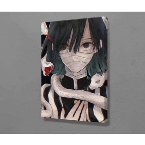 Obanai Iguro Demon Slayer Kimetsu no Yaiba wall Art canvas decoration poster prints For living room home bedroom decor painting