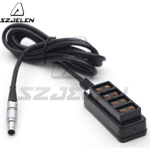P-tap Splitter,12V Male 0B 2pin to 4-Port d-tap Female Hub Adapter Splitter Power Cable for ARRI Alexa TILTA RED Camera