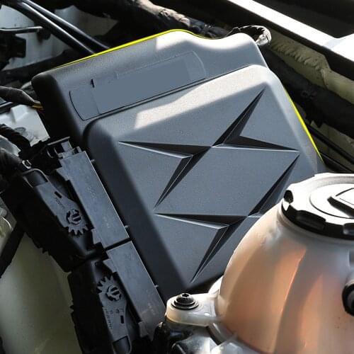 For Audi Q5 Q5L 2018 UP ECU Electronic Control Unit Protection Cap Engine Computer Board Dustproof Cover Car PC Trim