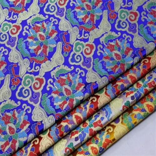 1058 Satin jacquard fabrics sewing materials for womens suit skirt and satin dress high-end fashion garment fabric sofa fabrics