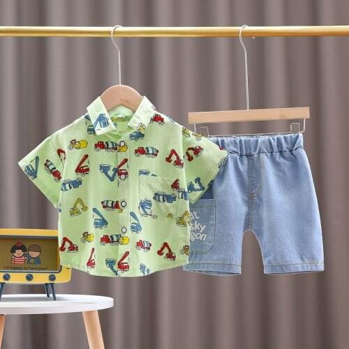 4 Sets/Lot) 2021 New Arrival Boys Summer Clothing Set 051801