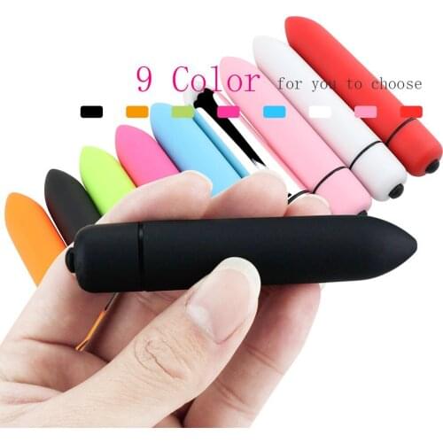 9 Colors 10 Speed Mini Bullet Dildo Vibrator Clitoris Stimulator Sex Products AV Stick Anal Sex Toys for Women Masturbator