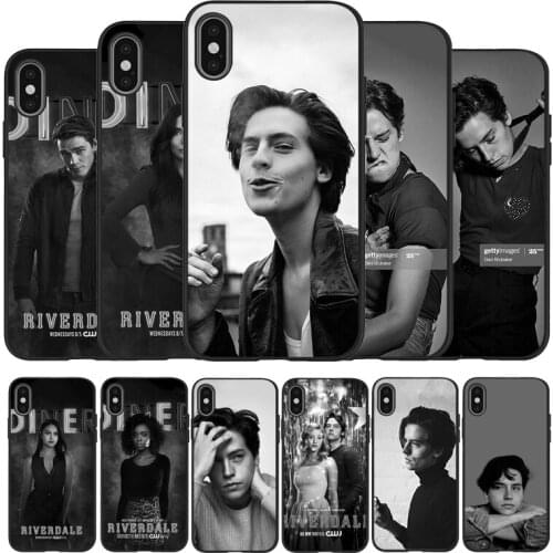 American TV Riverdale Series Cole Sprouse Black TPU Silicone Soft Phone Case For iPhone 11 12 Pro X XR XS MAX 5 6 7 8 Plus