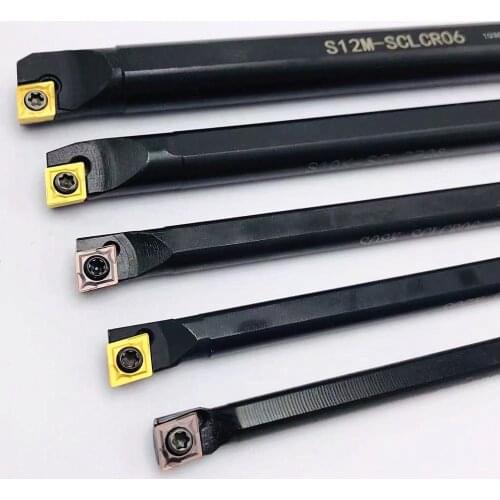 S06K-SCLCR06 S06K S07K S08K S10K S12M SCLCL06 95 degree spiral turning tool holder boring bar + 10PCS CCMT060204 carbide tool