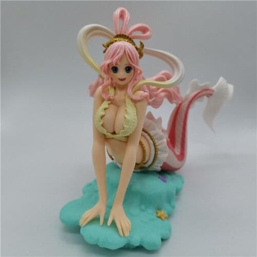Hot Animation One Piece Action Figures 15cm Shirahoshi Ningyo Hime Collection Dolls PVC Ornaments Model Toy