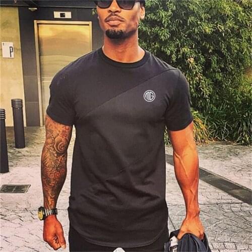 New extend hip hop tshirt streetwear t-shirt men fashion brand fitness men summer short sleeve tee shirt homme gyms clothing