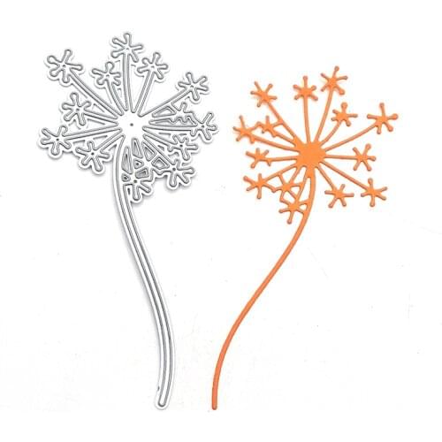 Julyarts Dandelion Scrapbooking Cutting Dies Card Making Stencils Scrapbooking Metal Craft Dies Embossing Template