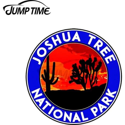 JumpTime 13 x 13cm Joshua Tree National Park California Retro Creative Car Stickers Vinyl Graffiti Sticker Body for Car Decal