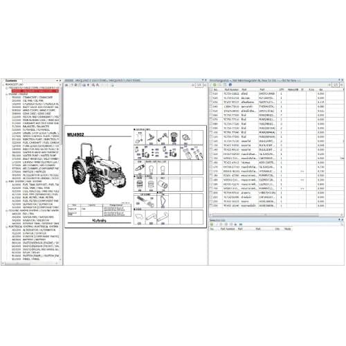 Kubota KAI,KTA Australia,KUK UK,KDG,SKI Thailand,KMI Indonesia Spare Parts Catalog2021
