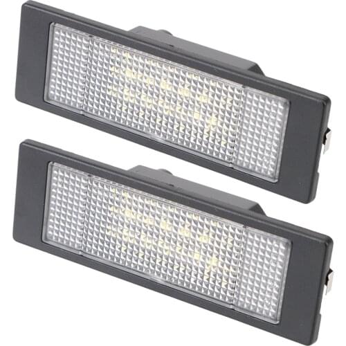 LEEPEE For BMW E81 E87 E63 E64 E89 Z4 F20 F21 24 LEDs Trunk Lamp Car LED License Number Plate Light Car Light Source 2pcs/lot